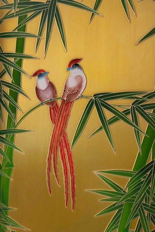 【6F】朱炳仁·铜 新品壁画【竹韵喜瑞】 商品图3