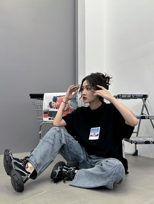 巴黎世家 铁塔🗼印花T 商品图2