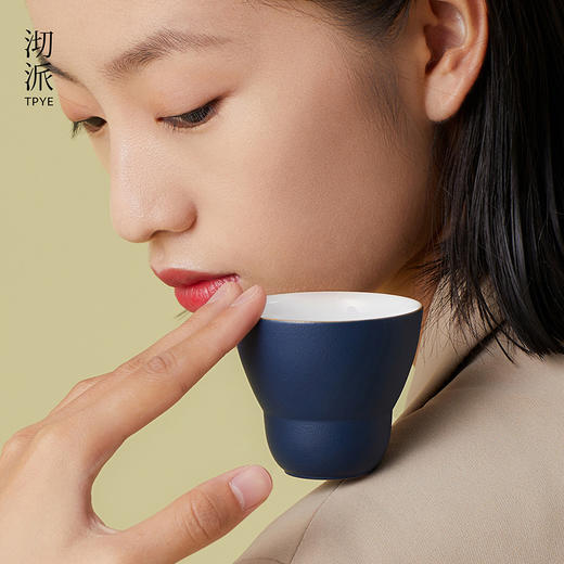 沏派 主人杯陶瓷茶杯简约高颜值功夫茶具办公室居家个人专用茶盏 商品图2