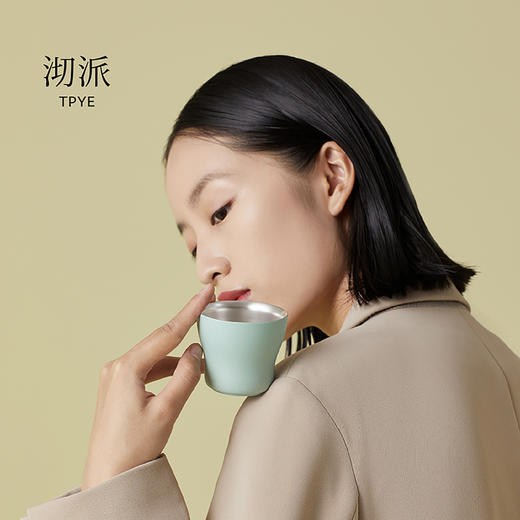 沏派 主人杯陶瓷鎏银茶杯户外露营旅行功夫茶具办公室居家茶盏 商品图8