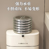 【厨房挂式垃圾桶】日系家用奶油白无痕贴垃圾篮 橱柜带盖家用壁挂网红清新桶 商品缩略图1