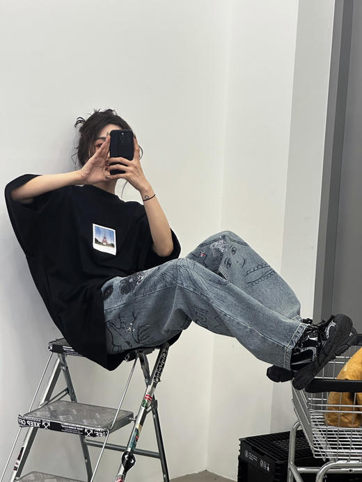 巴黎世家 铁塔🗼印花T 商品图5