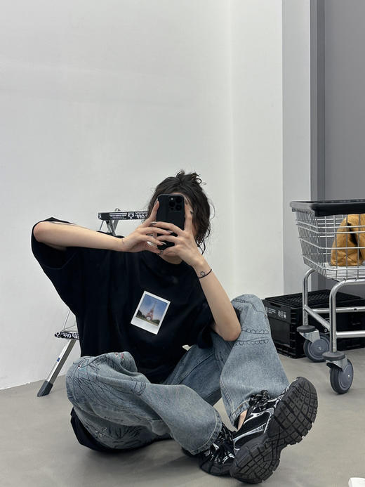 巴黎世家 铁塔🗼印花T 商品图3