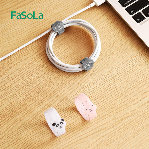 FaSoLa 日本萌趣造型，粘合力强，抗拉耐用，一绕一贴轻松理线 商品图1