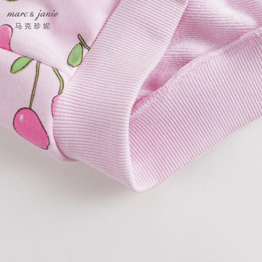 马克珍妮秋装新款 女童满印宽松落肩卫衣 儿童上衣231321 商品图5