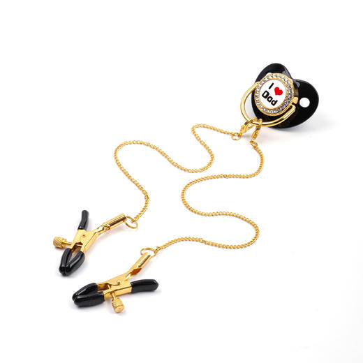 daddy情趣奶嘴口塞口球 环保硅胶材质 商品图4