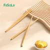 FaSoLa筷子碳化竹筷家用无漆无蜡不易发霉防滑家庭新款中式餐具 商品缩略图3
