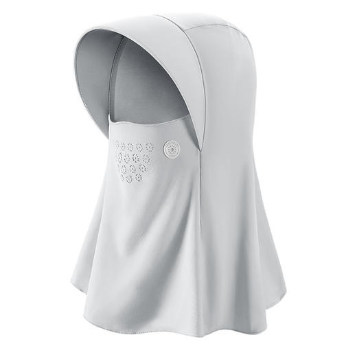 【户外冰感防晒帽】夏季新款防晒面罩女连帽 户外遮阳开车防紫外线冰丝透气脸罩 商品图4