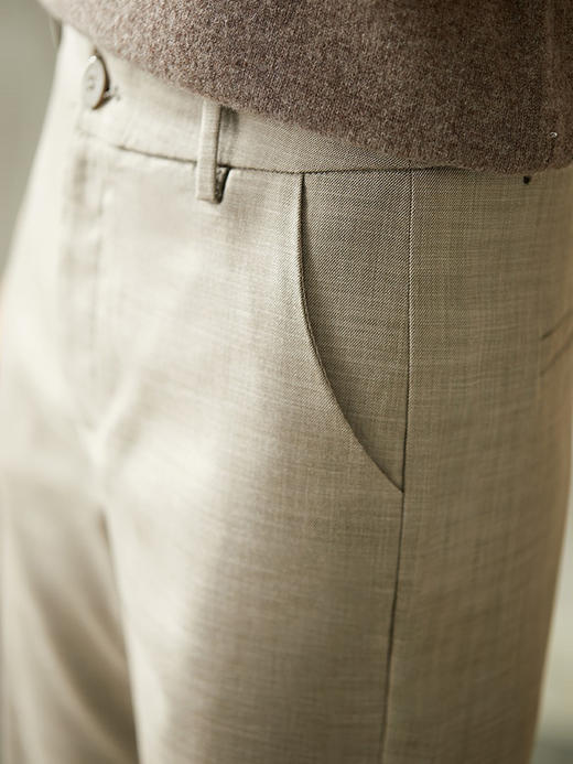 YX【现货7天】高腰直筒休闲裤女2024夏季新款九分裤韩版设计感显瘦宽松裤子 商品图4