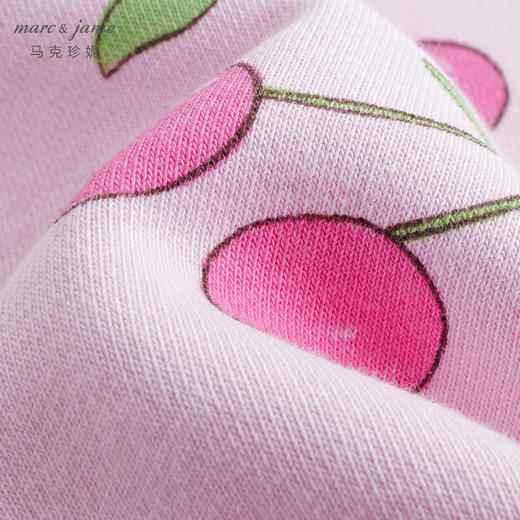 马克珍妮秋装新款 女童满印宽松落肩卫衣 儿童上衣231321 商品图3