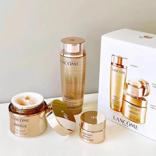 LANCÔME兰蔻 菁纯三件套 菁纯精萃水150ml+菁纯面霜60ml+菁纯眼霜20ml 商品图2