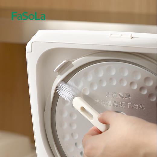 FaSoLa 吸管刷子奶瓶儿童水杯清洁刷细加长厨房杯盖茶壶缝隙刷神器 商品图11