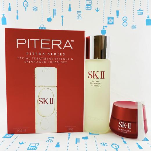 SK2神仙水230ml+大红瓶滋润面霜80g套装（084597） 商品图0