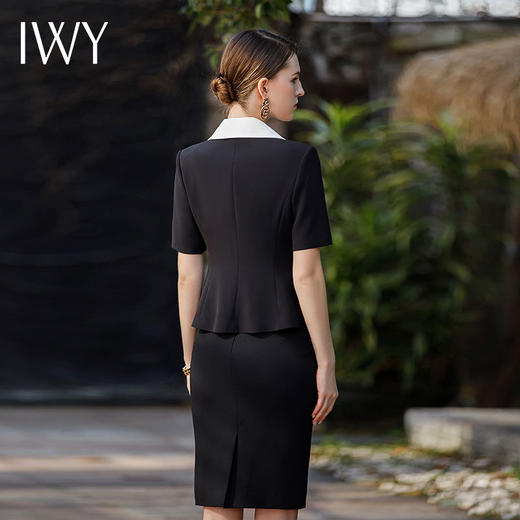 IWY/夏季新款西装职业女套裙气质优雅高端工作服女CS1776 商品图4