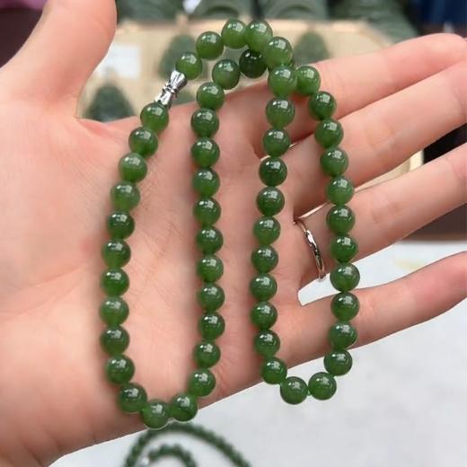 碧玉项链-圆珠妈妈链 商品图0