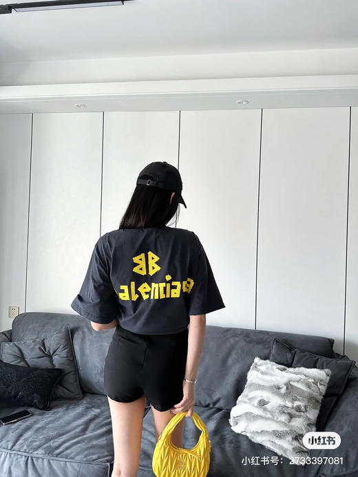 巴黎世家 胶带T 商品图2