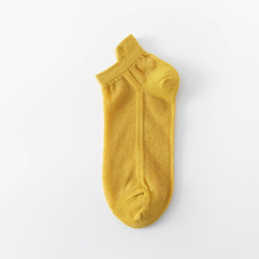 【6双装 200针纯棉女袜】纯棉针网眼袜，透气舒适，吸汗又防臭，女孩子夏天必备。短筒船袜设计，彰显女性优雅！ 商品图5