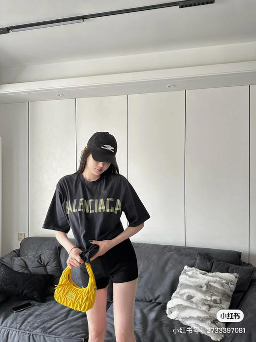 巴黎世家 胶带T 商品图3