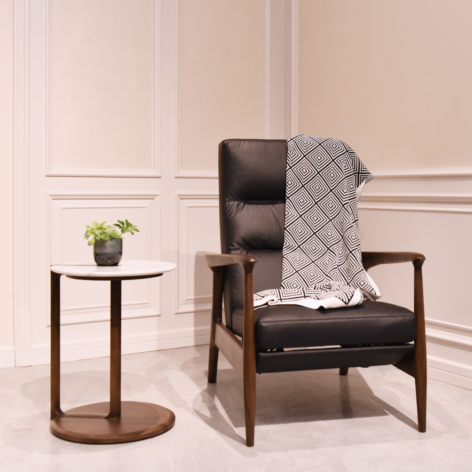 【现代风-CY218休闲沙发】现代风/客厅/实木/多功能休闲椅