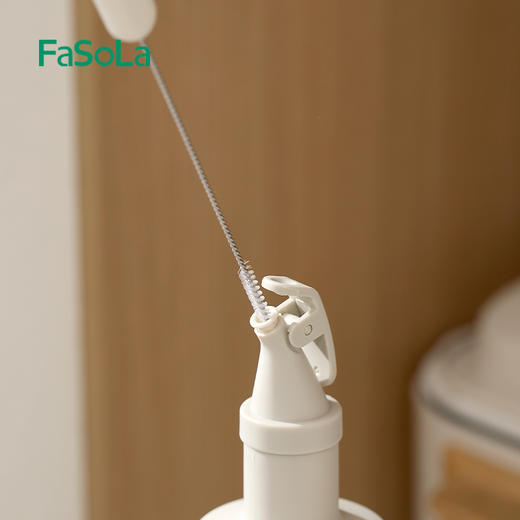 FaSoLa 吸管刷子奶瓶儿童水杯清洁刷细加长厨房杯盖茶壶缝隙刷神器 商品图10