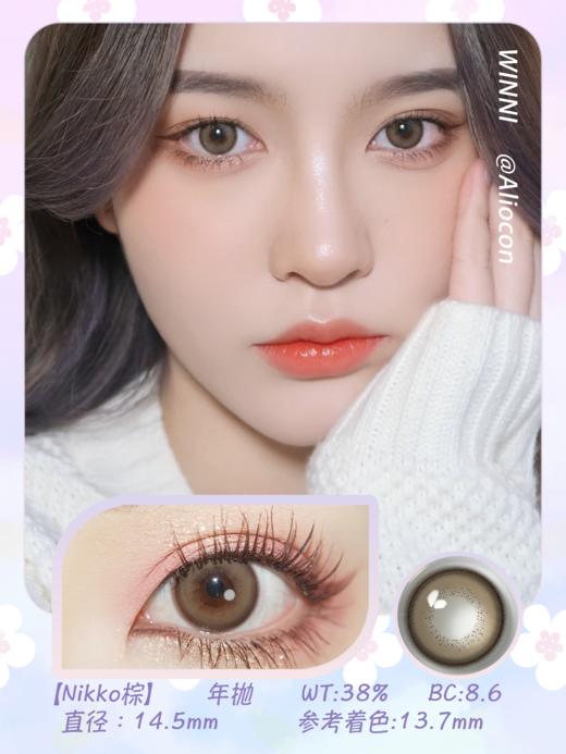 *Winni温妮nikko棕 14.5mm【年抛1片】 商品图1