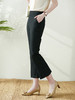 YX【现货7天】开叉微喇休闲裤女2024夏季新款韩版宽松高腰显瘦喇叭裤子 商品缩略图4