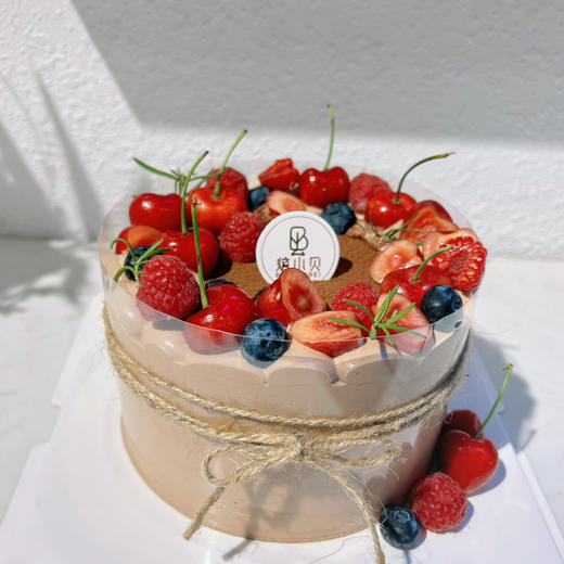 迷雾森林—水果巧克力生日蛋糕（樱桃随产季颜色不同） 商品图0