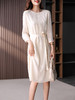 YX【定制12天】减龄真丝连衣裙女2024夏季新款气质收腰显瘦桑蚕丝中长裙子 商品缩略图2
