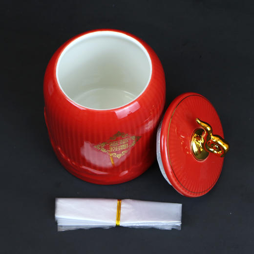 春华秋实【通版•双瓷罐•红】45元一套/共5套（约装1斤） 商品图4