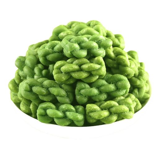 「单独包装」壹得利无蔗糖菠菜小麻花 酥脆包装办公室馋嘴零食饼干 商品图3