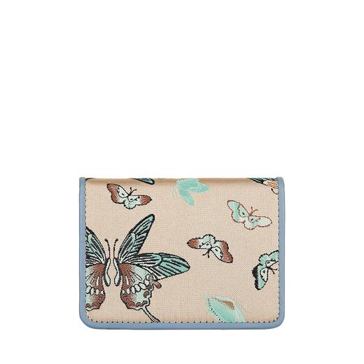 SAINTJOY/上久楷宋锦礼盒真丝小方巾 秋蓝旷野 FJS22037 防盗卡包 福蝶 BWS19K0404 组合 商品图14