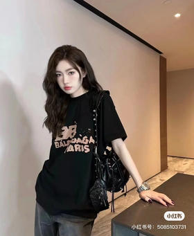 巴黎世家 涂鸦T恤