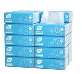 日用百货-植护抽纸4层卫生纸家用擦手纸软包纸巾餐巾纸抽