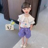 【夏季新款！儿童两件套套装】女童夏装洋气星黛露套装，助你的小公主轻松穿出韩版潮范！新款，网红短裤两件套，清新可爱，给孩子们带来舒适的穿着体验。sh 商品缩略图2