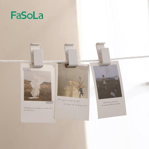 FaSoLa 日本霜山晒衣夹塑料防风固定内裤无痕衣夹内衣袜子晾晒夹子3个装 商品图9