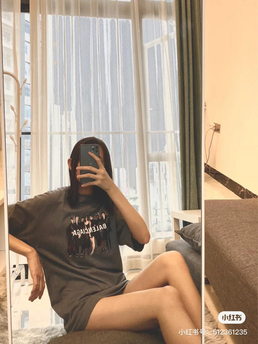 巴黎世家 人像乐队T恤 商品图1