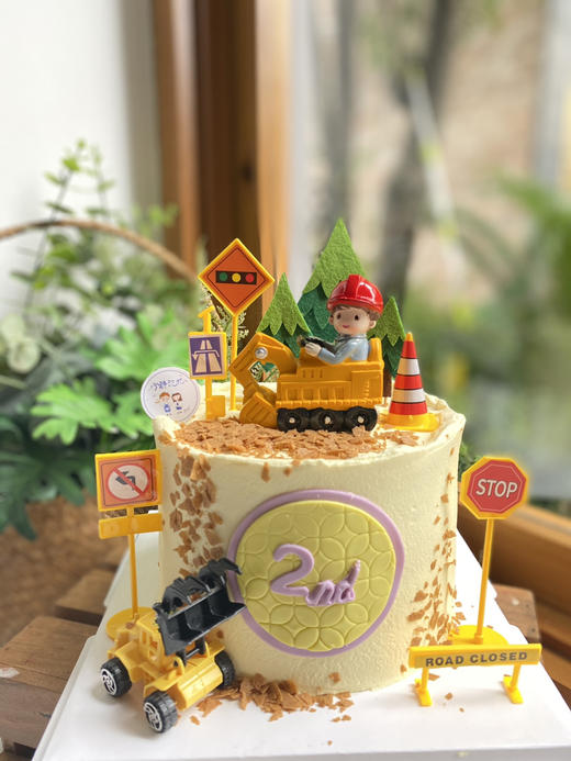 男孩挖挖机奶油蛋糕 下单前请仔细阅读商品详情 商品图1