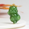 18K碧玉吊坠-招财猫 商品缩略图0