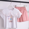 【夏季新款！儿童两件套套装】女童夏装洋气星黛露套装，助你的小公主轻松穿出韩版潮范！新款，网红短裤两件套，清新可爱，给孩子们带来舒适的穿着体验。sh 商品缩略图8