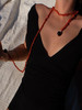 LDMO｜LACCIO CORALLO ROSSO Necklace 仿珊瑚黑玛瑙长项链 商品缩略图0