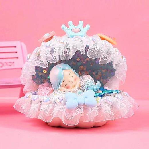 儿童diy手工制作材料美人鱼贝壳灯手工自制创意玩具女孩生日礼物 商品图5