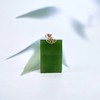 18K碧玉吊坠-无事牌 商品缩略图0