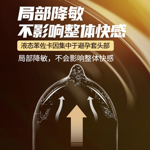 【经典持久】黄金持久延时避孕套 经典持久 入门延时 商品图3