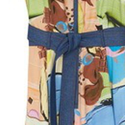 【天丝系列】谜底印花吊带连衣裙2022秋新款气质长裙223ML1214 商品图3