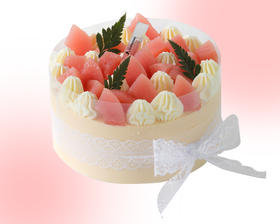 冰淇淋蛋糕6英寸2选1（蜜桃茉莉味/巧克力味）