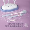 儿童瓶刷三件套带沥水架便携硅胶长柄可折叠刷头洗杯涮子 商品缩略图3