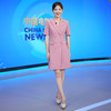 IWY/西装连衣裙女粉色演讲主持人礼服西装裙气质职业工作Q903 商品缩略图1