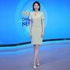 IWY/绿色播音艺考服装女显瘦职业装气质端庄主持人西装连Q0310 商品缩略图3