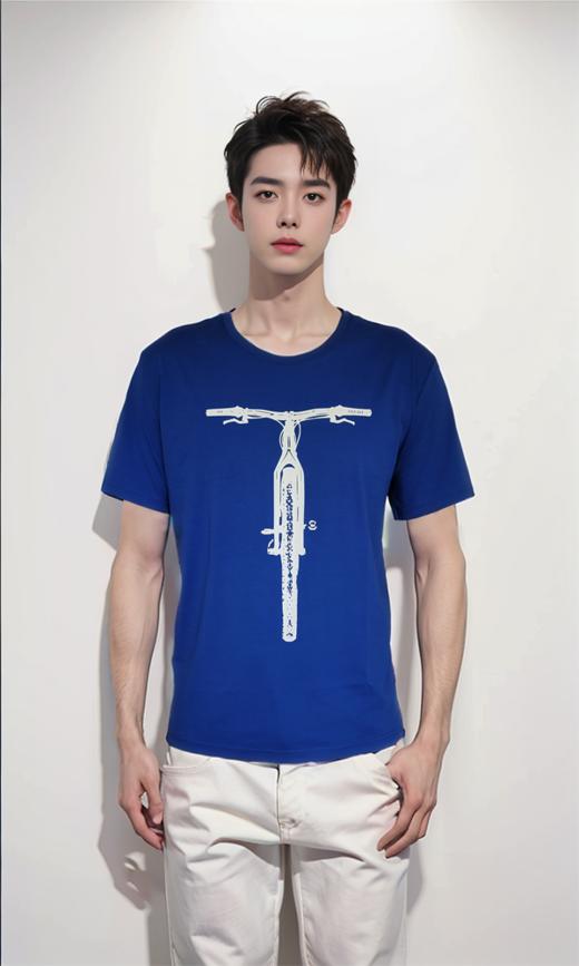 REDLAKE自我驱动T恤衫宝蓝色（男女同款） 商品图6