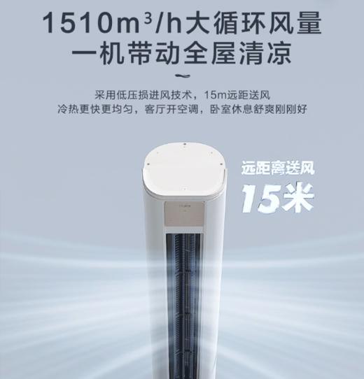 海尔 3匹 【KFR-72LWA1FAB81U1】新一级变频 防直吹除菌自清洁柜机空调 商品图6